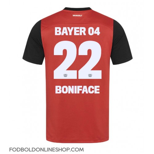 Bayer Leverkusen Victor Boniface #22 Hjemmebanetrøje 2024-25 Kortærmet